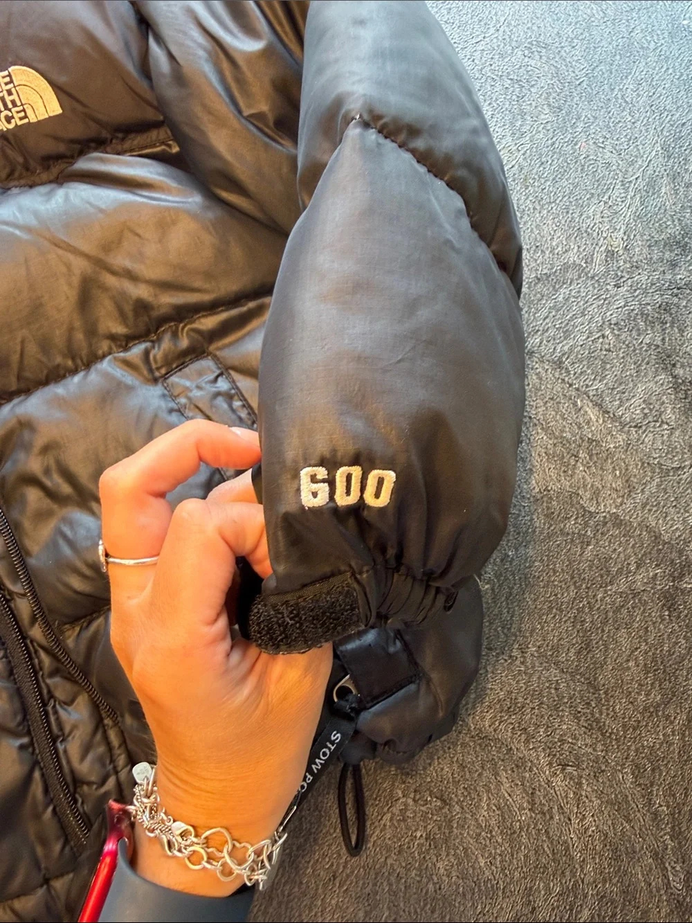 The North Face Kids 1996 Retro Nuptse Coat 600 size 7/8